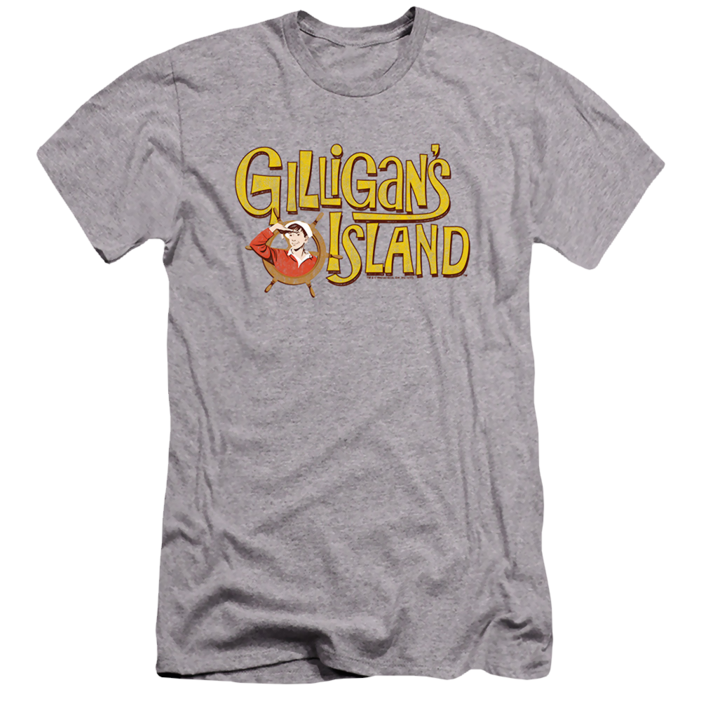 Gilligan's Island Gilligans Logo - Men's Premium Slim Fit T-Shirt Men's Premium Slim Fit T-Shirt Gilligan's Island   