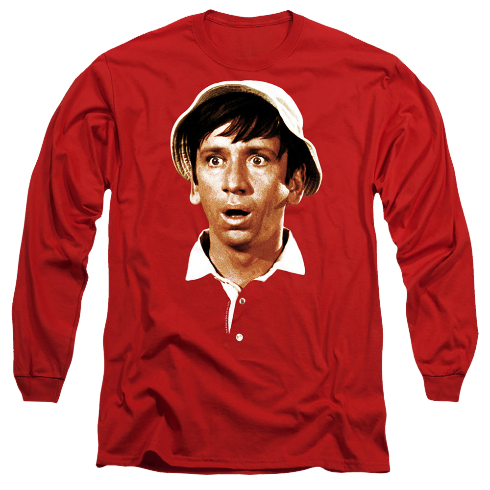 Gilligan's Island Gilligans Head - Men's Long Sleeve T-Shirt Men's Long Sleeve T-Shirt Gilligan's Island   