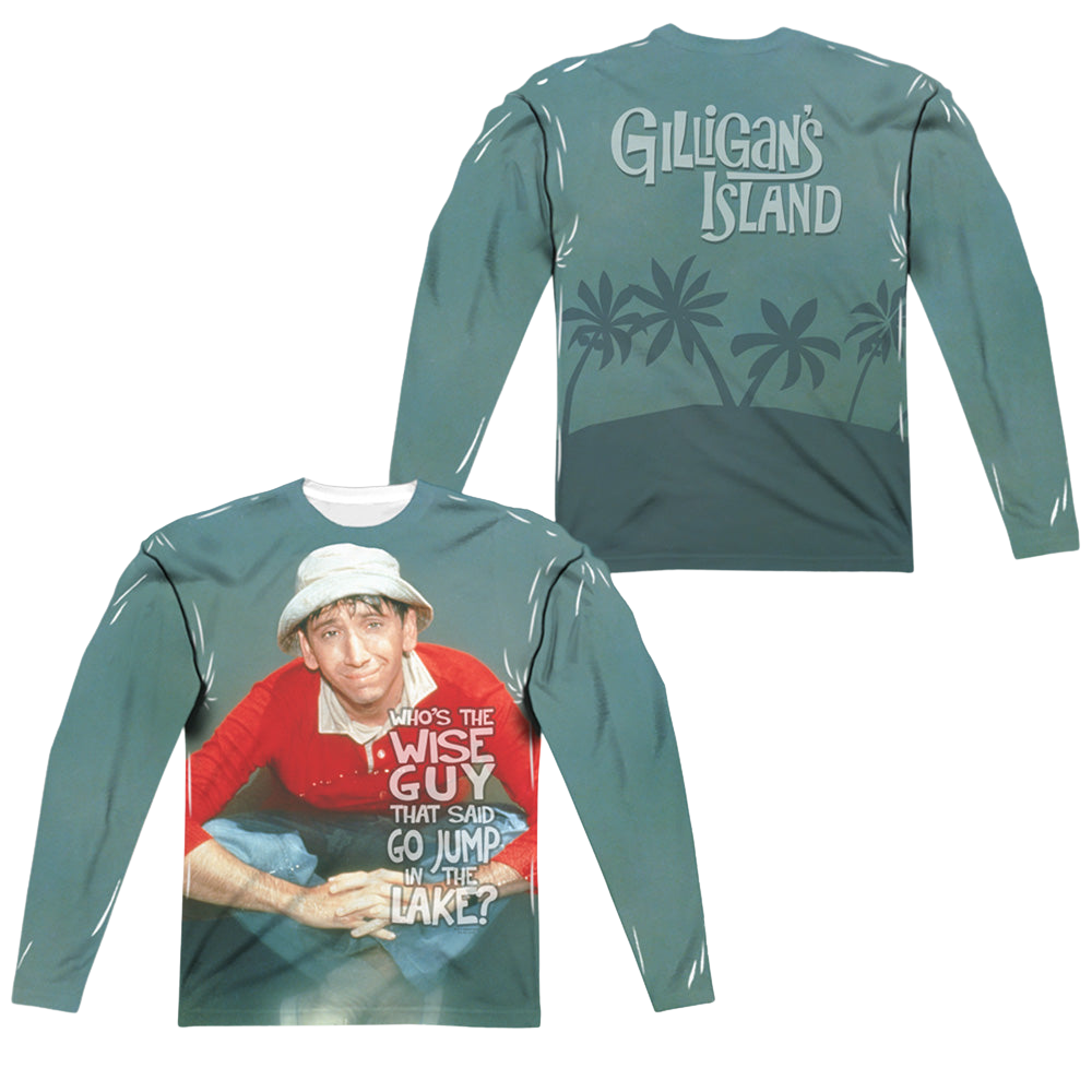 Gilligan's Island Jump In The Lake - Men's All-Over Print Long Sleeve Men's All-Over Print Long Sleeve Gilligan's Island   