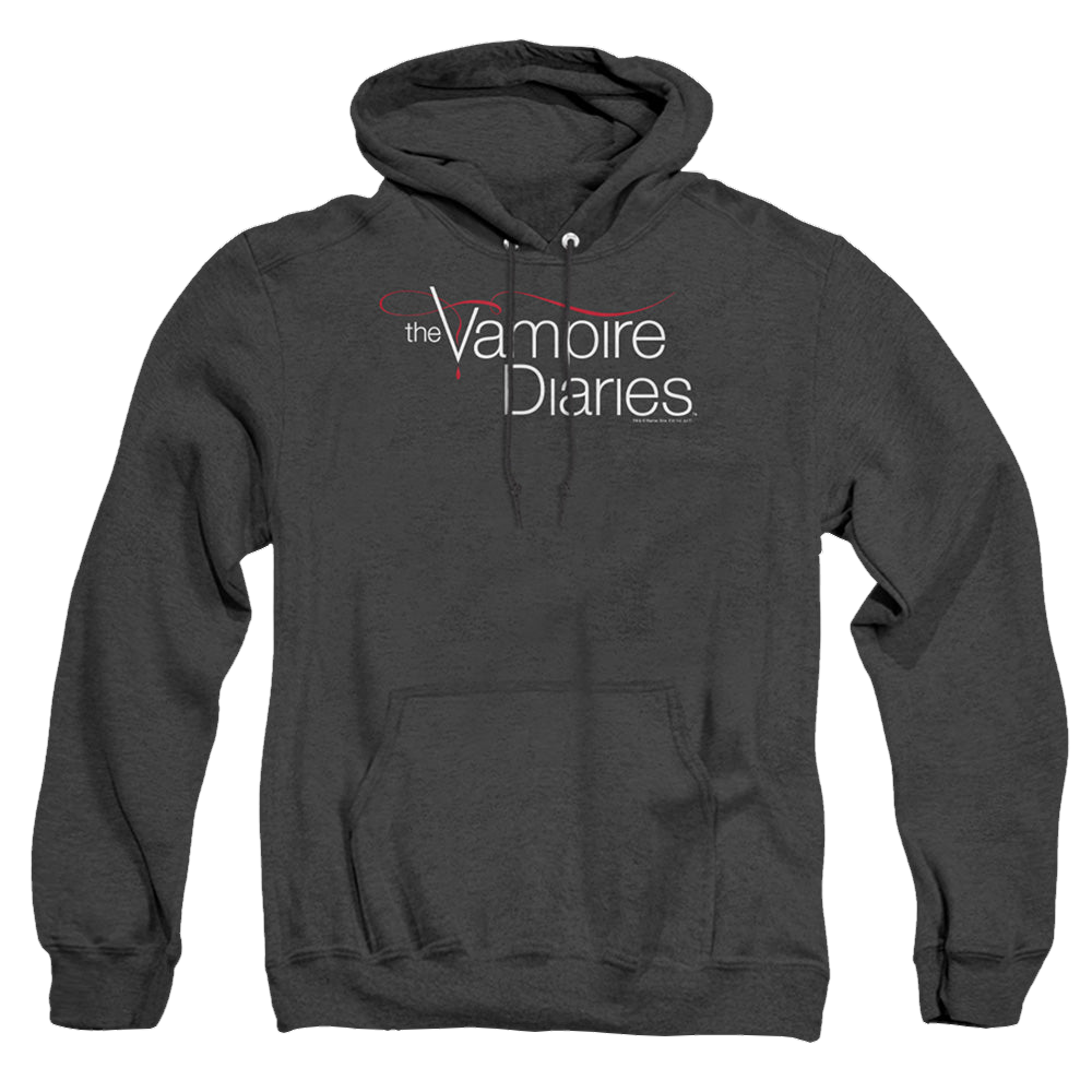 Vampire Diaries, The Tvd Logo - Heather Pullover Hoodie Heather Pullover Hoodie The Vampire Diaries   