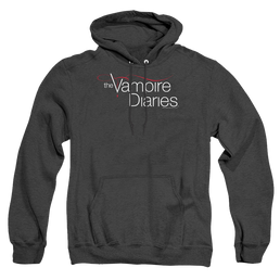 Vampire Diaries, The Tvd Logo - Heather Pullover Hoodie Heather Pullover Hoodie The Vampire Diaries   