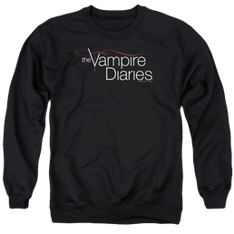 Vampire Diaries, The Tvd Logo - Men's Crewneck Sweatshirt Men's Crewneck Sweatshirt The Vampire Diaries   