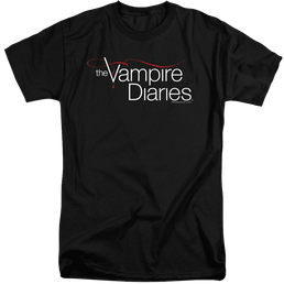 Vampire Diaries, The Tvd Logo - Men's Tall Fit T-Shirt Men's Tall Fit T-Shirt The Vampire Diaries   