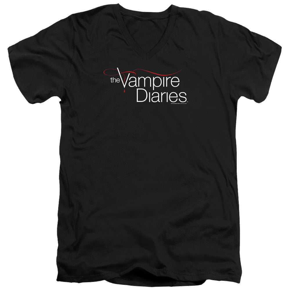 Vampire Diaries, The Tvd Logo - Men's V-Neck T-Shirt Men's V-Neck T-Shirt The Vampire Diaries   