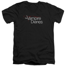Vampire Diaries, The Tvd Logo - Men's V-Neck T-Shirt Men's V-Neck T-Shirt The Vampire Diaries   