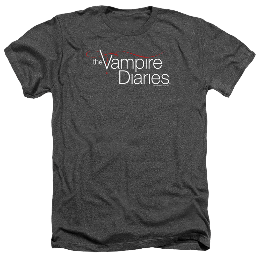Vampire Diaries, The Tvd Logo - Men's Heather T-Shirt Men's Heather T-Shirt The Vampire Diaries   