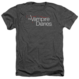 Vampire Diaries, The Tvd Logo - Men's Heather T-Shirt Men's Heather T-Shirt The Vampire Diaries   