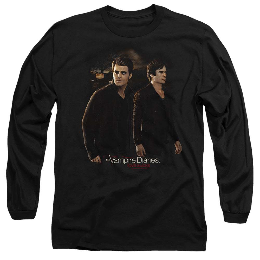 Vampire Diaries, The Brothers - Men's Long Sleeve T-Shirt Men's Long Sleeve T-Shirt The Vampire Diaries   