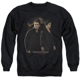 Vampire Diaries, The Brothers - Men's Crewneck Sweatshirt Men's Crewneck Sweatshirt The Vampire Diaries   