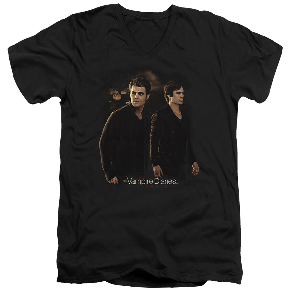 Vampire Diaries, The Brothers - Men's V-Neck T-Shirt Men's V-Neck T-Shirt The Vampire Diaries   