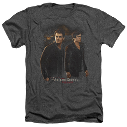 Vampire Diaries, The Brothers - Men's Heather T-Shirt Men's Heather T-Shirt The Vampire Diaries   