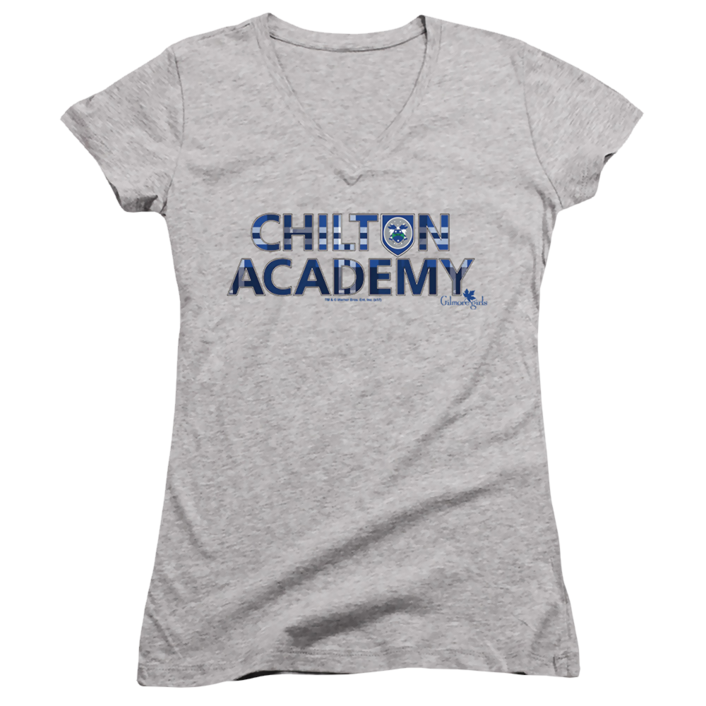 Gilmore Girls Chilton Academy - Juniors V-Neck T-Shirt Juniors V-Neck T-Shirt Gilmore Girls   