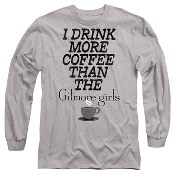 Gilmore Girls More Coffee - Men's Long Sleeve T-Shirt Men's Long Sleeve T-Shirt Gilmore Girls   