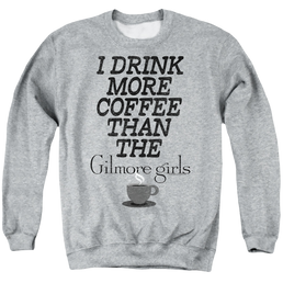 Gilmore Girls More Coffee - Men's Crewneck Sweatshirt Men's Crewneck Sweatshirt Gilmore Girls   