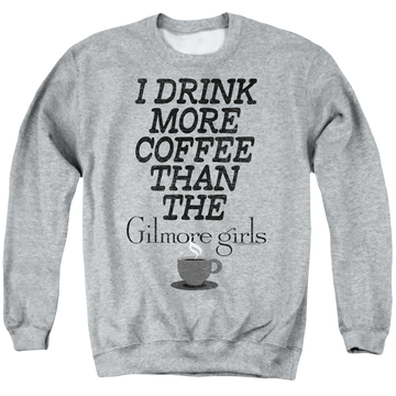 Gilmore Girls More Coffee - Men's Crewneck Sweatshirt Men's Crewneck Sweatshirt Gilmore Girls   