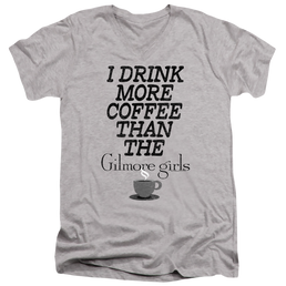 Gilmore Girls More Coffee - Men's V-Neck T-Shirt Men's V-Neck T-Shirt Gilmore Girls   