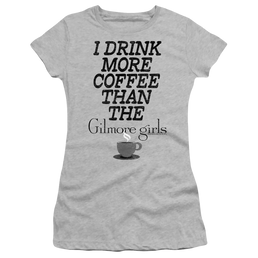 Gilmore Girls More Coffee - Juniors T-Shirt Juniors T-Shirt Gilmore Girls   