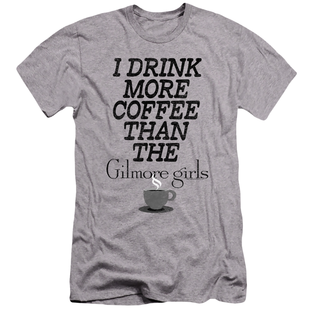 Gilmore Girls More Coffee - Men's Premium Slim Fit T-Shirt Men's Premium Slim Fit T-Shirt Gilmore Girls   
