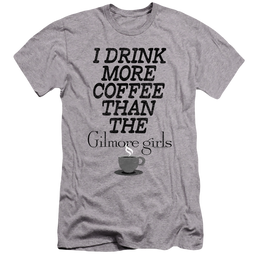 Gilmore Girls More Coffee - Men's Premium Slim Fit T-Shirt Men's Premium Slim Fit T-Shirt Gilmore Girls   