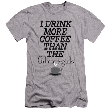 Gilmore Girls More Coffee - Men's Premium Slim Fit T-Shirt Men's Premium Slim Fit T-Shirt Gilmore Girls   
