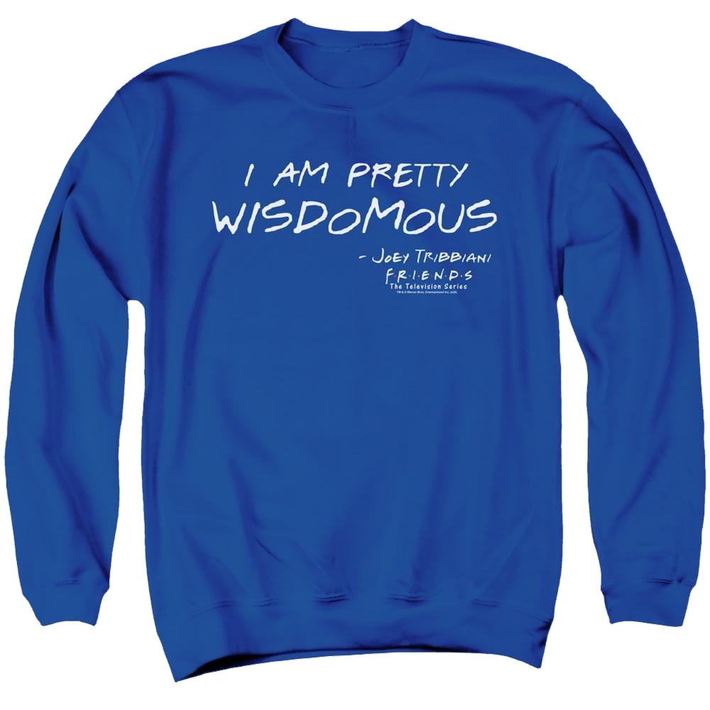 Friends Wisdomous - Men's Crewneck Sweatshirt Men's Crewneck Sweatshirt Friends   
