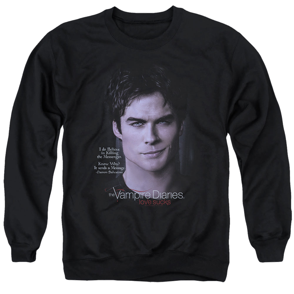 Vampire Diaries, The Messanger - Men's Crewneck Sweatshirt Men's Crewneck Sweatshirt The Vampire Diaries   