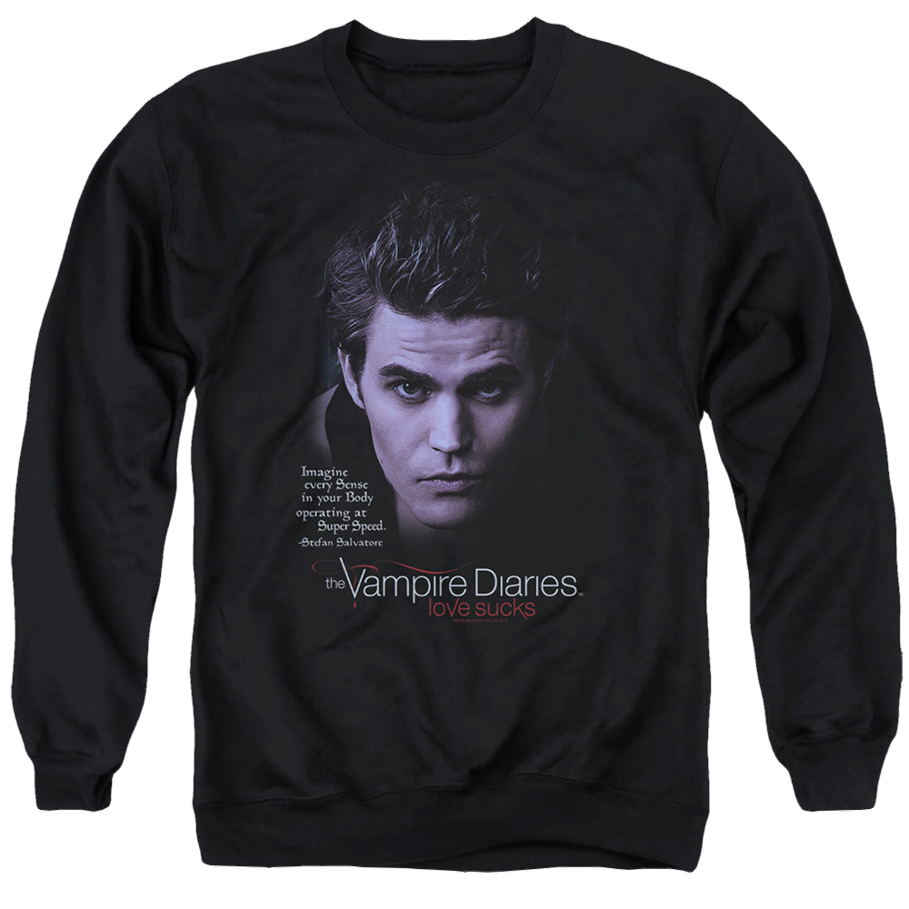 Vampire Diaries, The Sense Your Body - Men's Crewneck Sweatshirt Men's Crewneck Sweatshirt The Vampire Diaries   