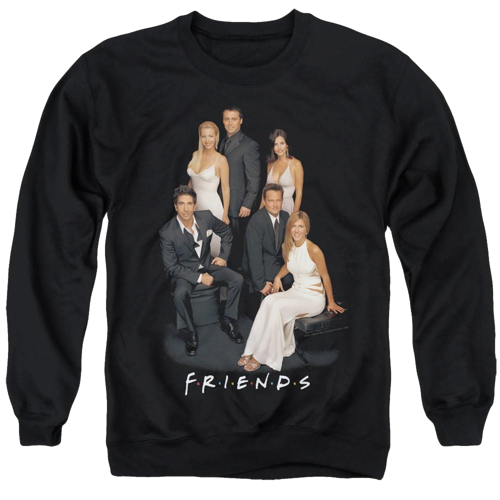 Friends Classy - Men's Crewneck Sweatshirt Men's Crewneck Sweatshirt Friends   