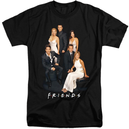 Friends Classy - Men's Tall Fit T-Shirt Men's Tall Fit T-Shirt Friends   