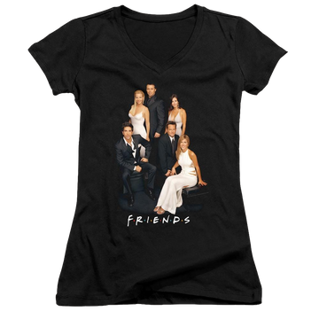 Friends Classy - Juniors V-Neck T-Shirt Juniors V-Neck T-Shirt Friends   