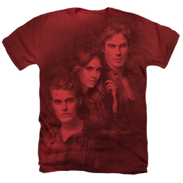 Vampire Diaries, The Love Sucks - Men's All-Over Heather T-Shirt Men's All-Over Heather T-Shirt The Vampire Diaries   
