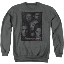 Vampire Diaries, The So Here We Are - Men's Crewneck Sweatshirt Men's Crewneck Sweatshirt The Vampire Diaries   