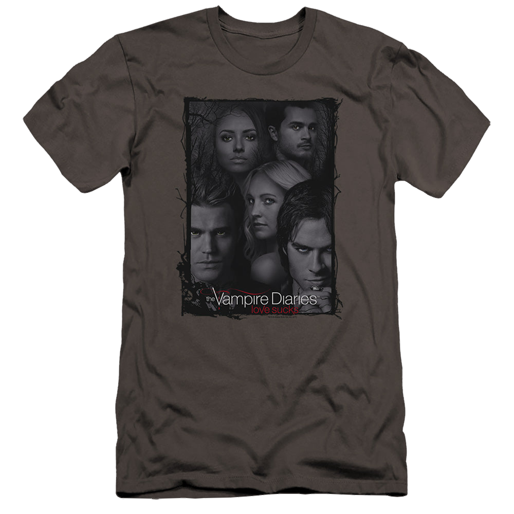 Vampire Diaries, The So Here We Are - Men's Premium Slim Fit T-Shirt Men's Premium Slim Fit T-Shirt The Vampire Diaries   