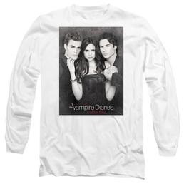Vampire Diaries, The That Was Then - Men's Long Sleeve T-Shirt Men's Long Sleeve T-Shirt The Vampire Diaries   