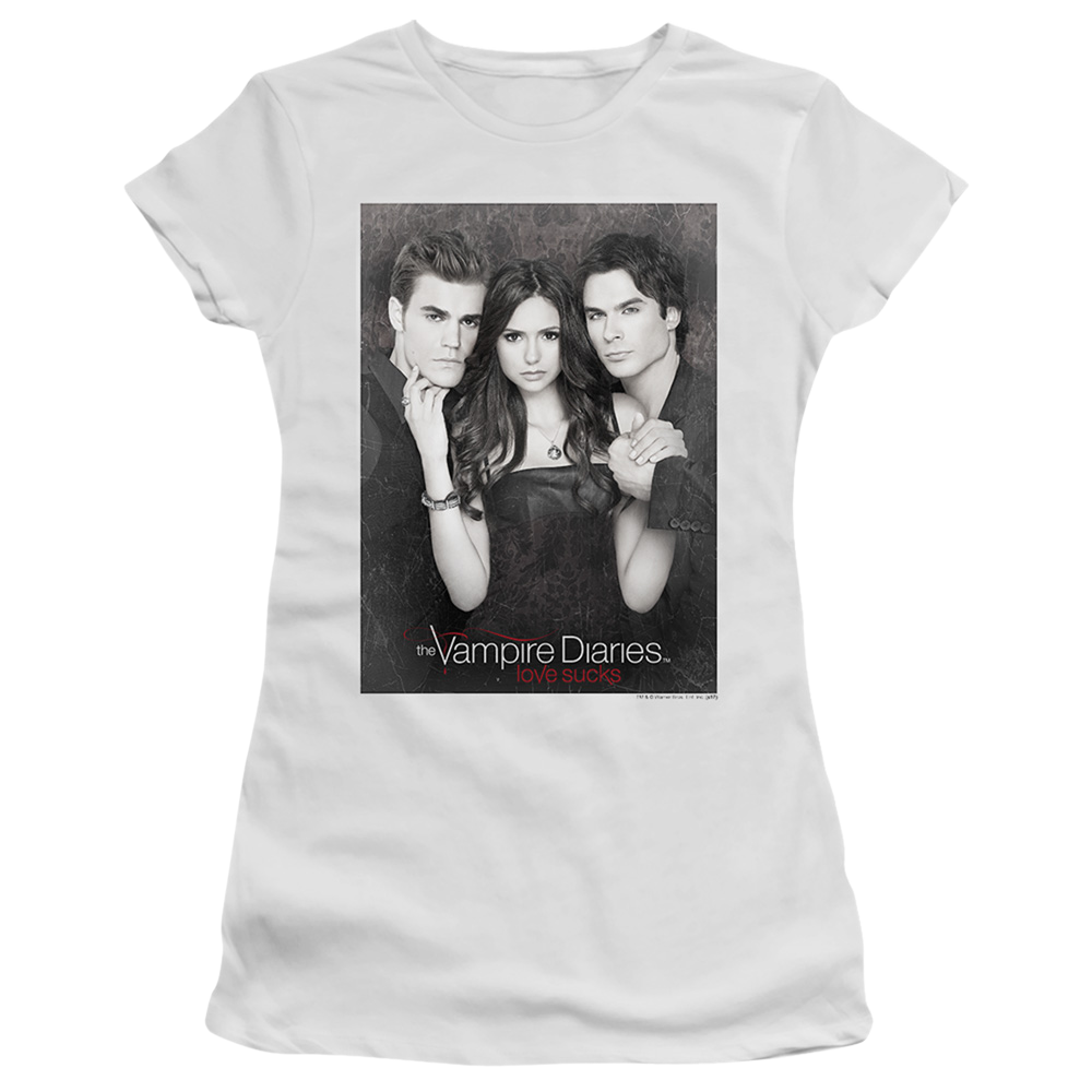 Vampire Diaries, The That Was Then - Juniors T-Shirt Juniors T-Shirt The Vampire Diaries   