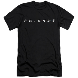 Friends Logo - Men's Premium Slim Fit T-Shirt Men's Premium Slim Fit T-Shirt Friends   