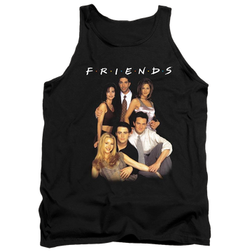 Black men's tank with Friends Stand Together graphic