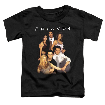 Black toddler t-shirt with Friends Stand Together graphic