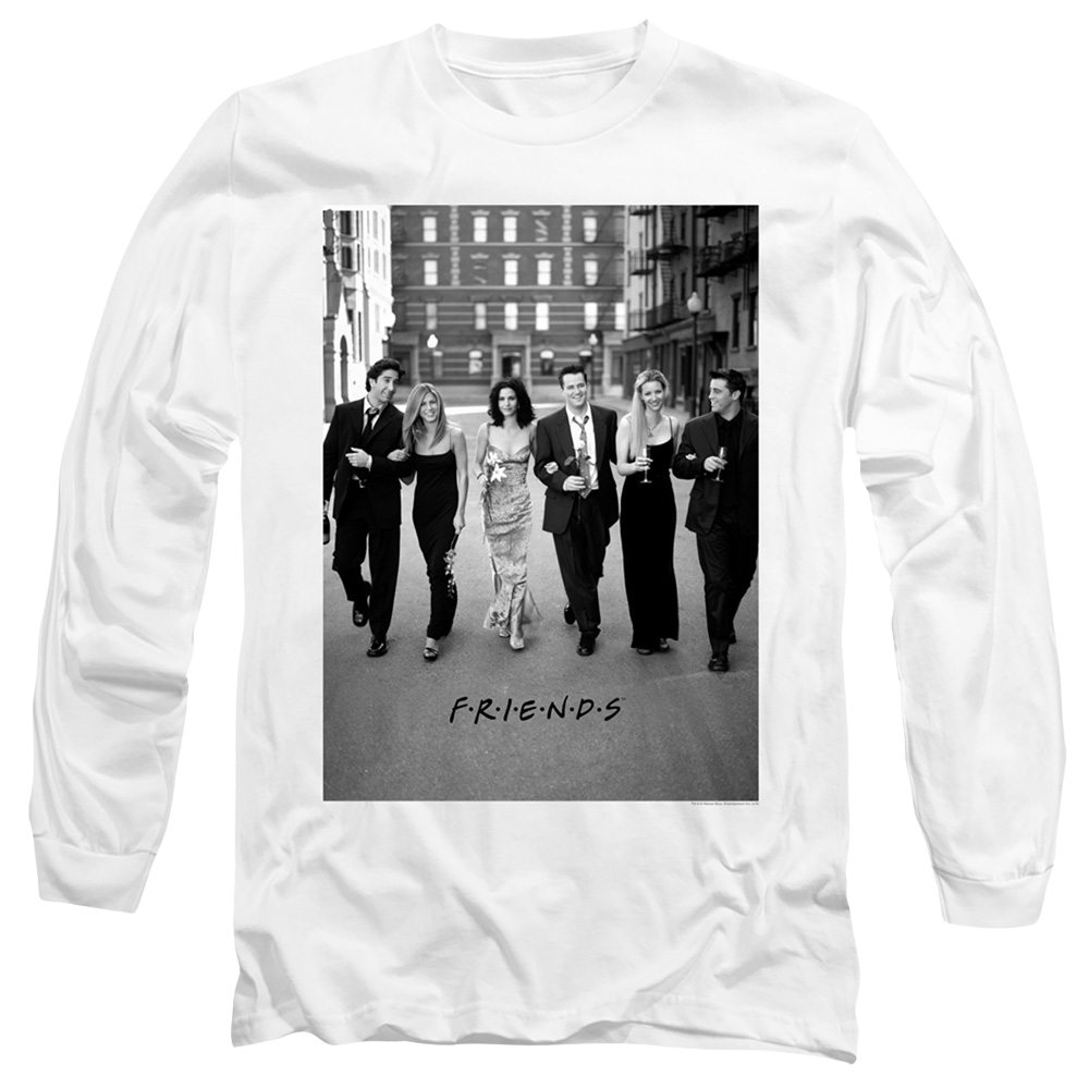 Friends Walk The Streets - Men's Long Sleeve T-Shirt Men's Long Sleeve T-Shirt Friends   