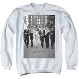 Friends Walk The Streets - Men's Crewneck Sweatshirt Men's Crewneck Sweatshirt Friends   