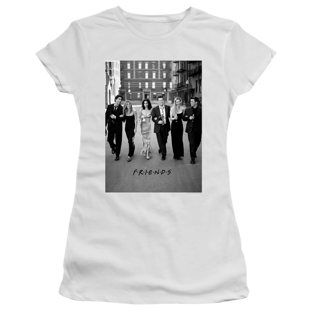 Friends Walk The Streets - Juniors T-Shirt Juniors T-Shirt Friends   