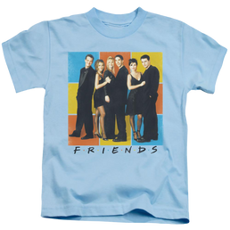 Friends Color Block Of Friends - Kid's T-Shirt Kid's T-Shirt (Ages 4-7) Friends   