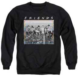 Friends Lunch Break - Men's Crewneck Sweatshirt Men's Crewneck Sweatshirt Friends   