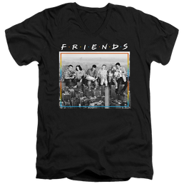 Friends Lunch Break - Men's V-Neck T-Shirt Men's V-Neck T-Shirt Friends   