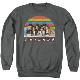 Friends Soda Fountain - Men's Crewneck Sweatshirt Men's Crewneck Sweatshirt Friends   