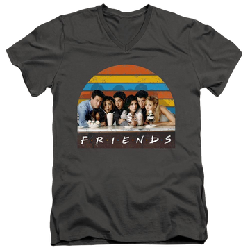 Friends Soda Fountain - Men's V-Neck T-Shirt Men's V-Neck T-Shirt Friends   