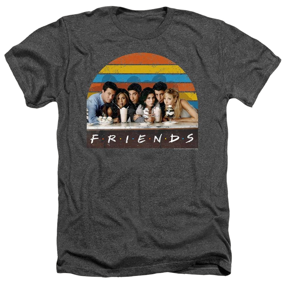 Friends Soda Fountain - Men's Heather T-Shirt Men's Heather T-Shirt Friends   