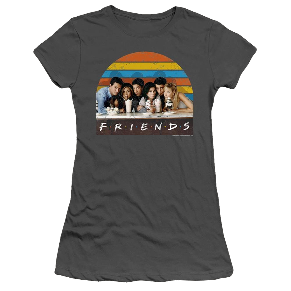 Friends Soda Fountain - Juniors T-Shirt Juniors T-Shirt Friends   