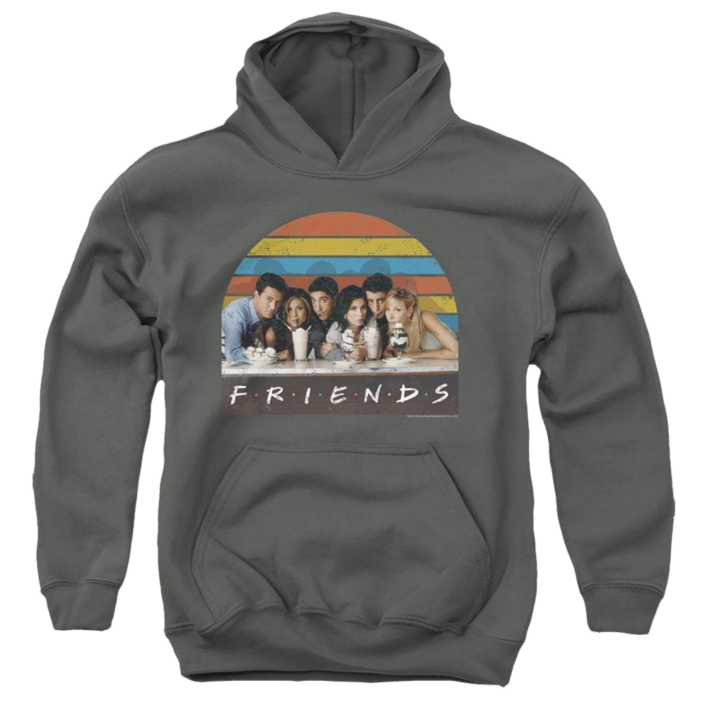 Friends Soda Fountain - Youth Hoodie Youth Hoodie (Ages 8-12) Friends   