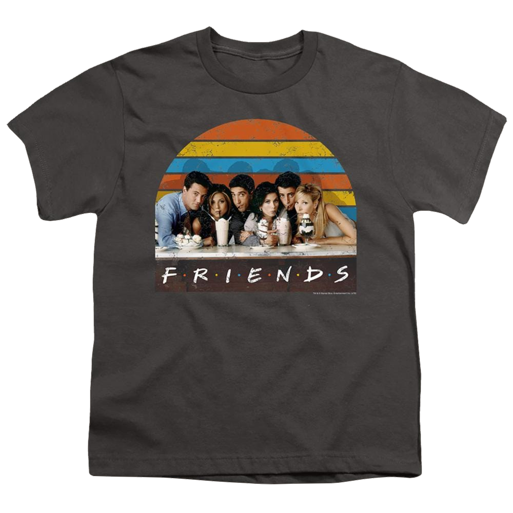 Friends Soda Fountain - Youth T-Shirt Youth T-Shirt (Ages 8-12) Friends   